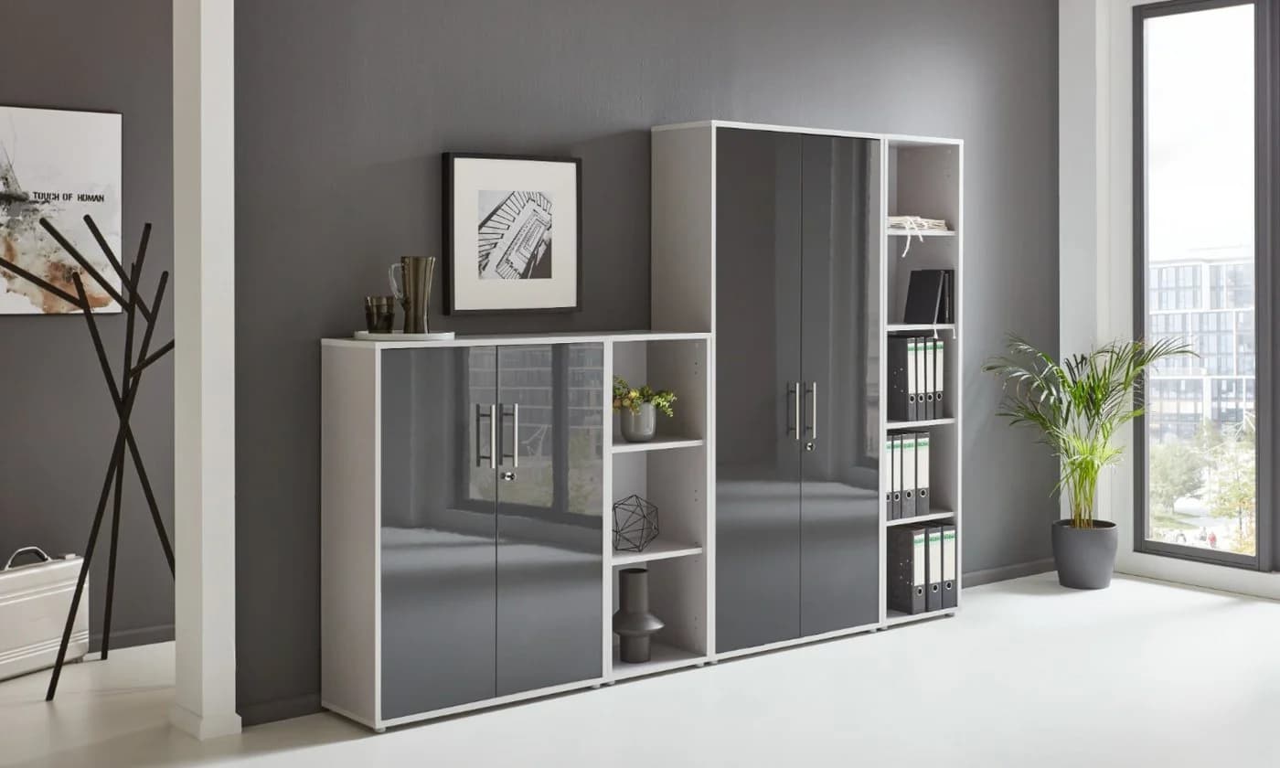 moebel-dich-auf Aktenschrank TABOR 4 Grau