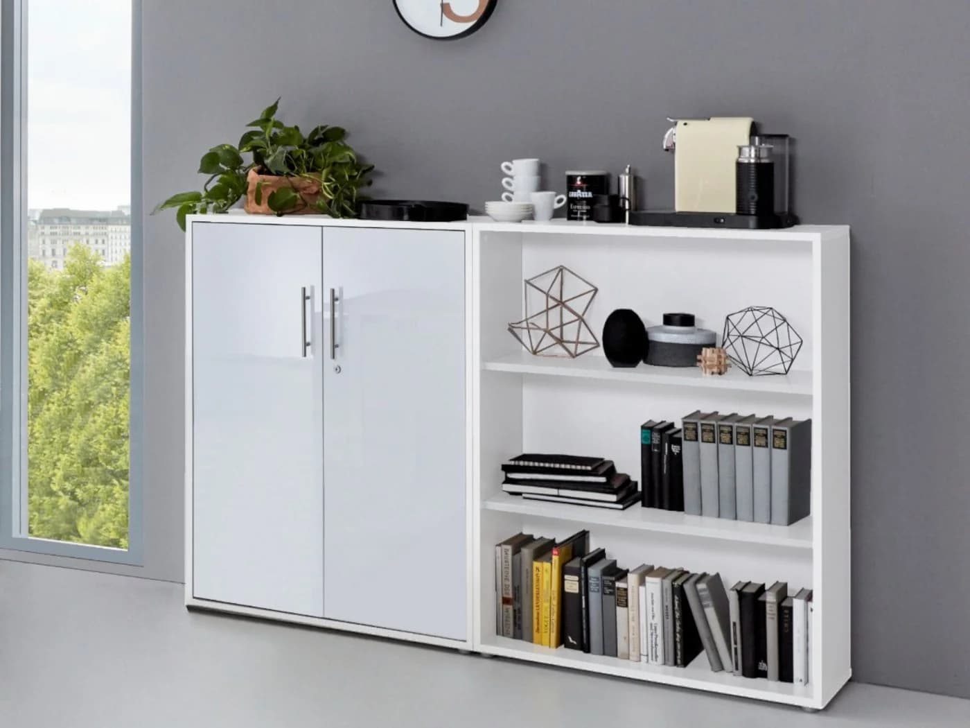 BMG Möbel Aktenschrank Office Edition Schrankwand Set