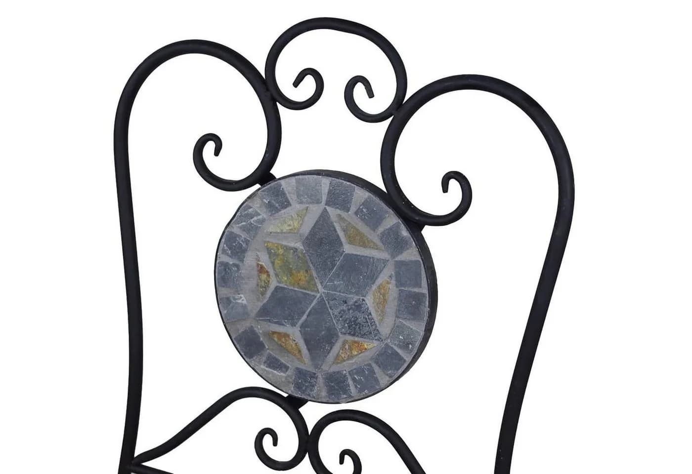 Mojowo Klappstuhl Mosaik Stern Design Schwarz