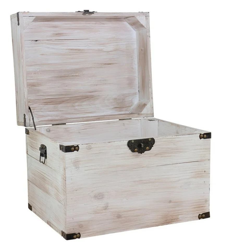 Kistenkolli Altes Land Allzweckkiste Holztruhe Elsa Shabby weiss