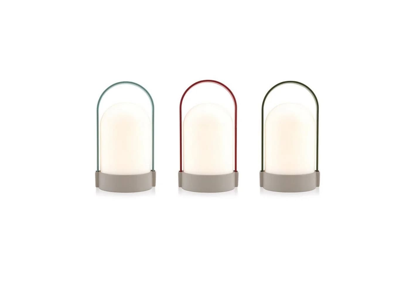Remember LED Tischleuchte Uri piccolos 3-teiliges Set Bunt