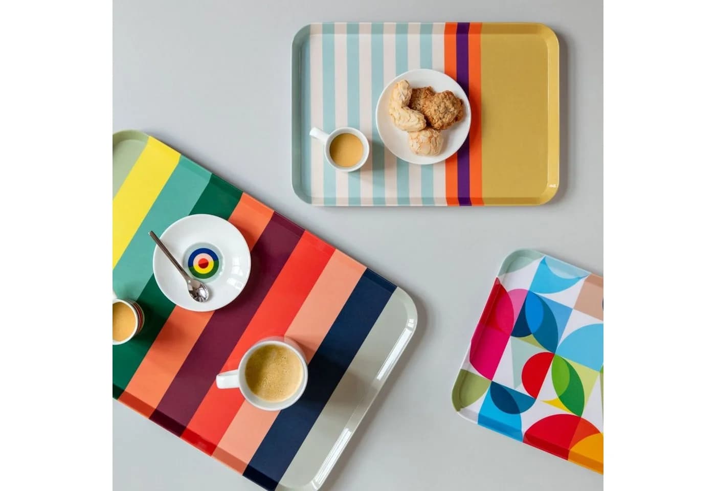 Remember Tablett Mini Solena Bunt Melamin