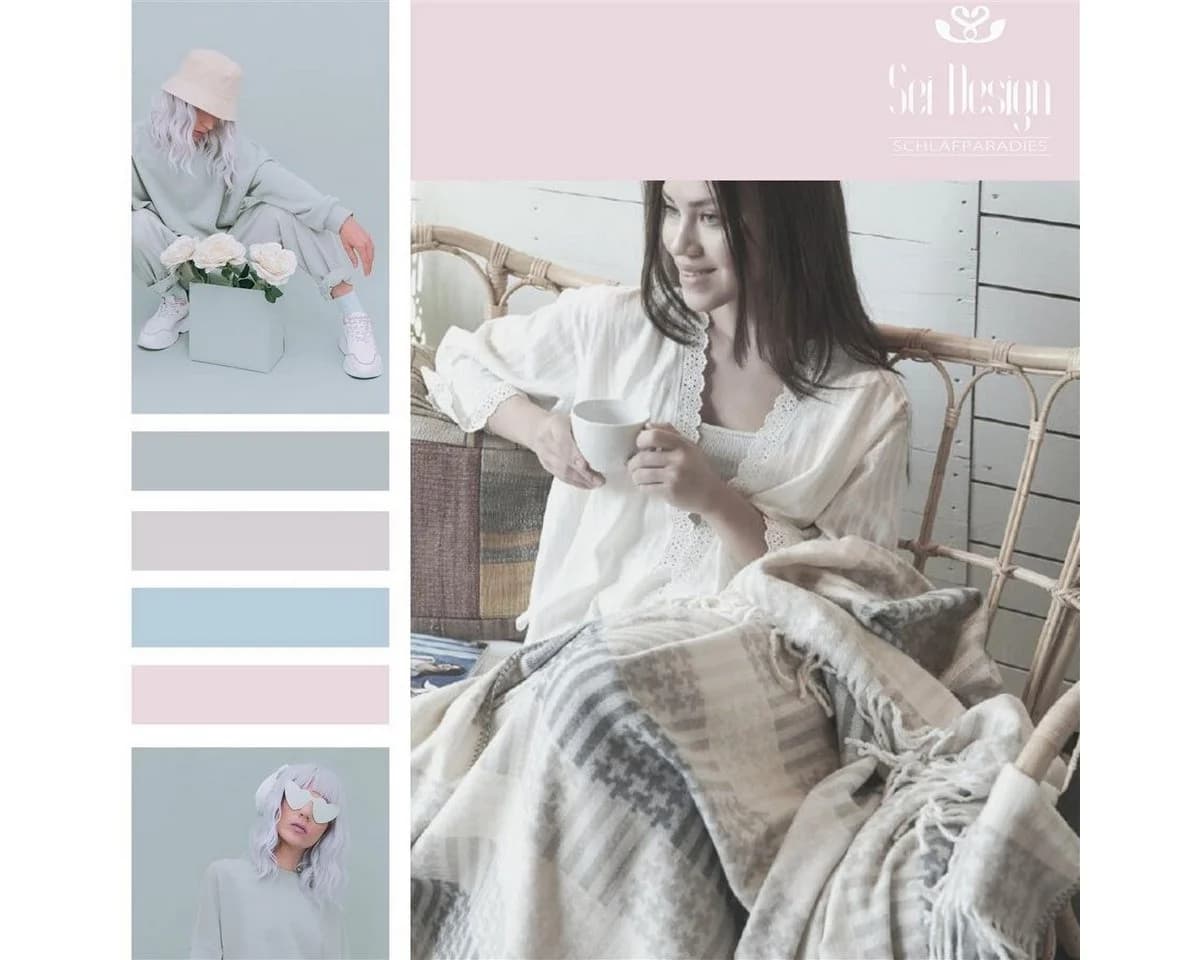 SEI Design Kuscheldecke Flauschig Bunt 150x200 cm