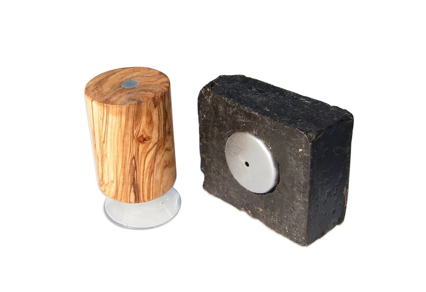 Olivenholz-erleben Magnetseifenhalter PISA Braun