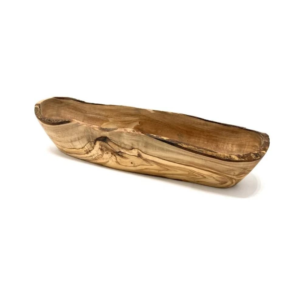 Olivenholz-erleben Brotschale Olivenholz Natur 25-34 cm