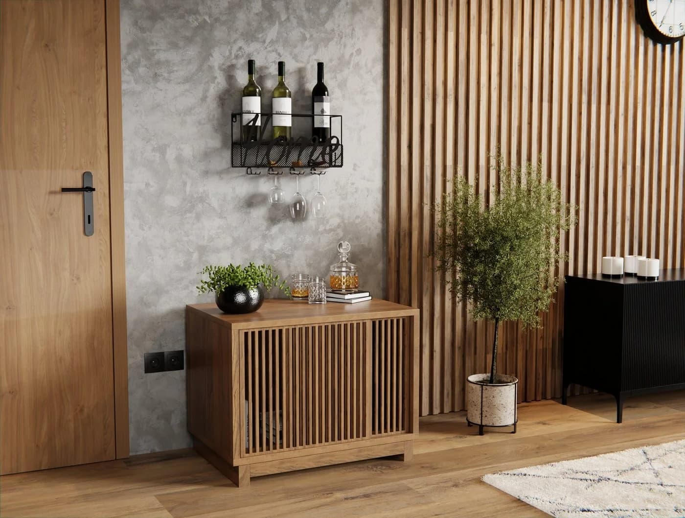 Lenmar Weinregal Metall Flaschenregal LOFT 1-5