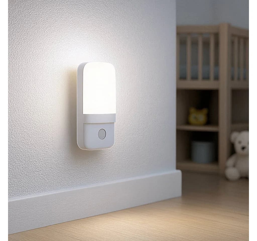 VABIONO LED Nachtlicht PIR Dämmerungssensor 3 LED Tageslichtweiß