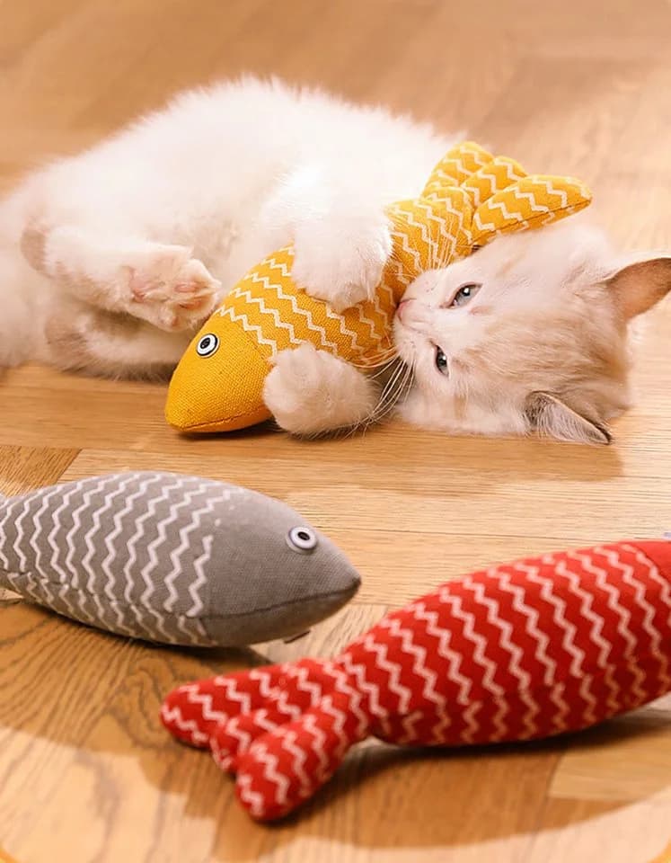 HomeBella Katzenspielzeug mit Katzenminze K-12 Kauspielzeug für Katzen