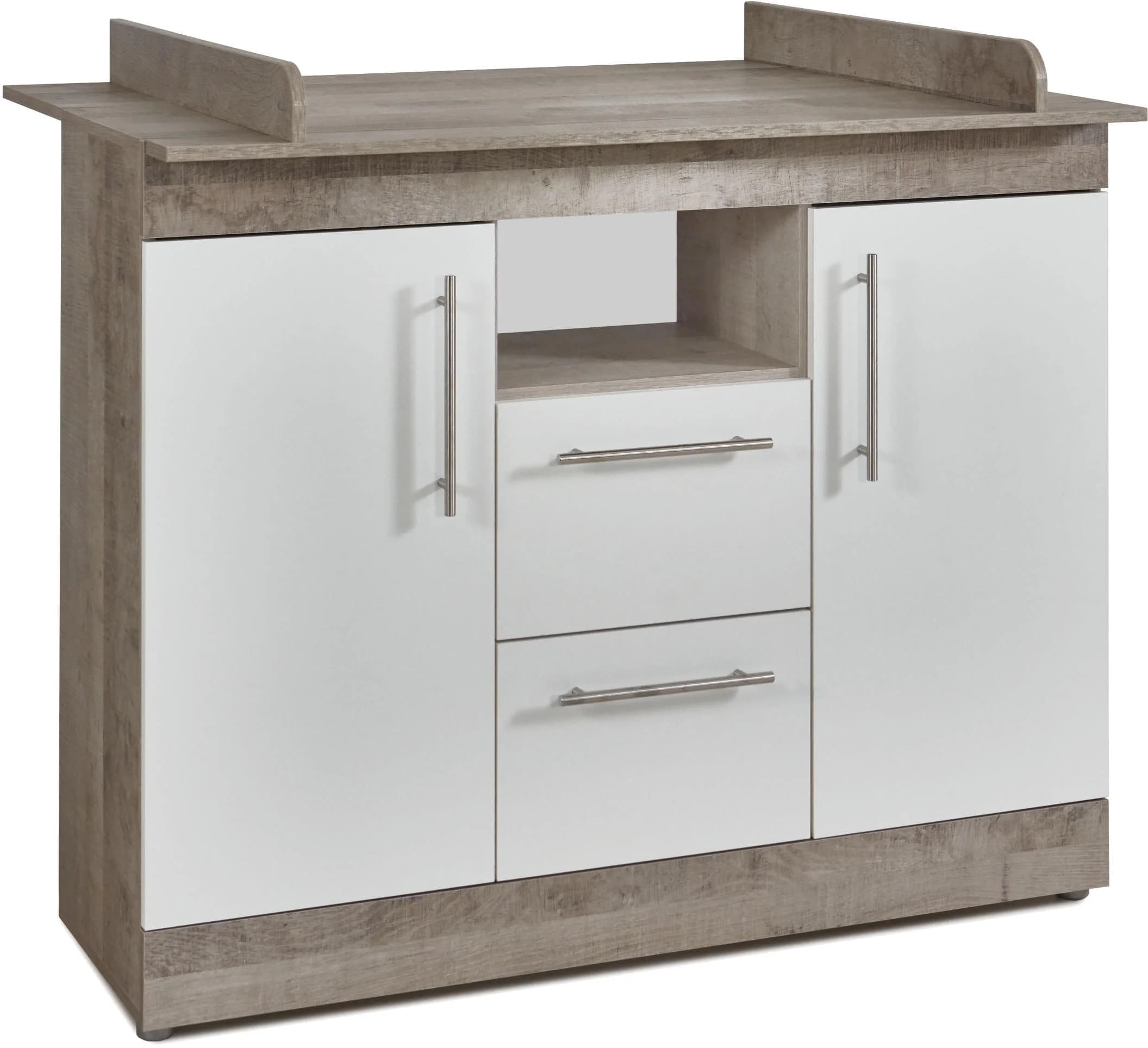 Wickelkommode Arthur Berndt Selina Weiß/Platinum Oak