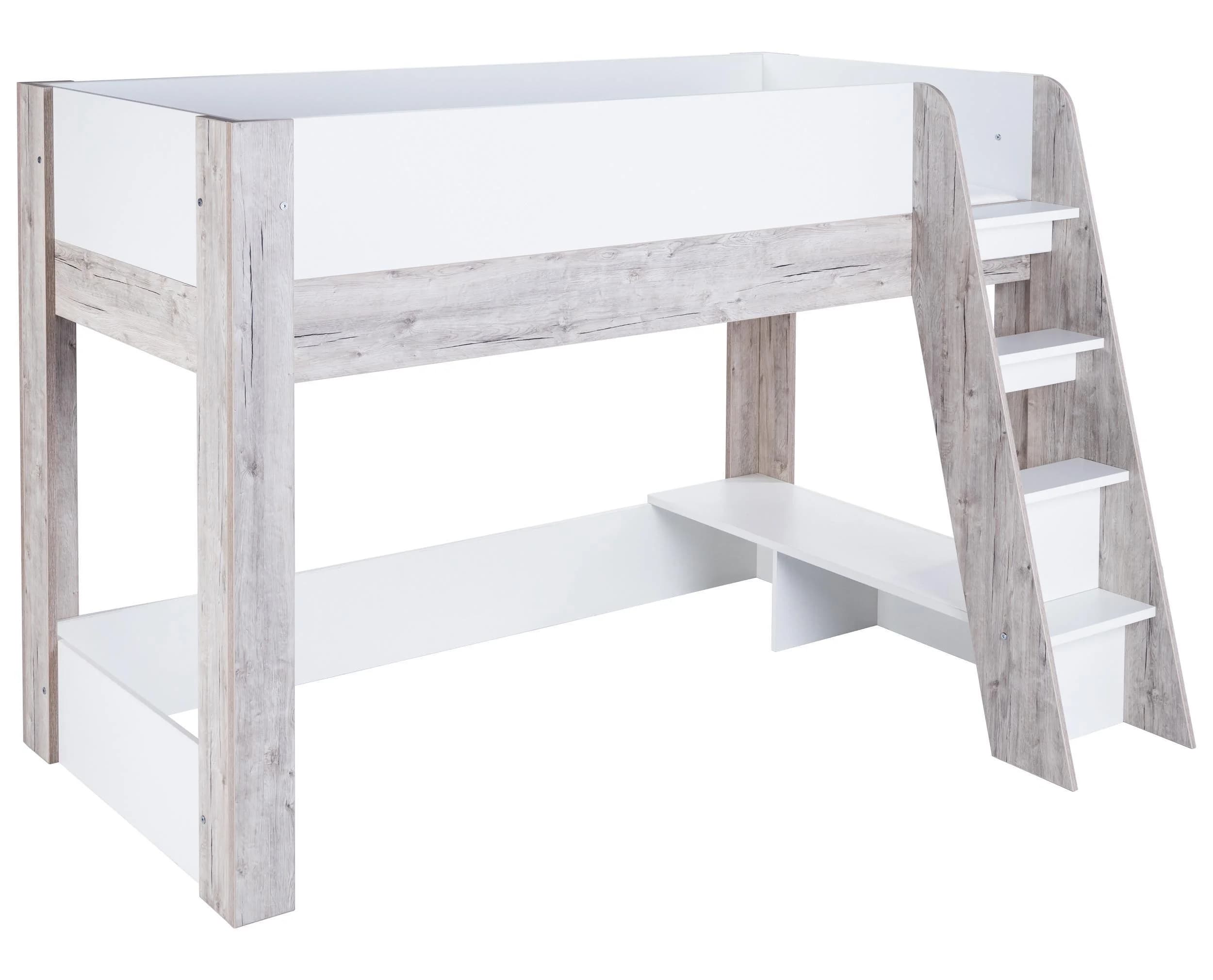 HOCHBETT Bente 90 x 200 cm Braun/Weiß von Arthur Berndt