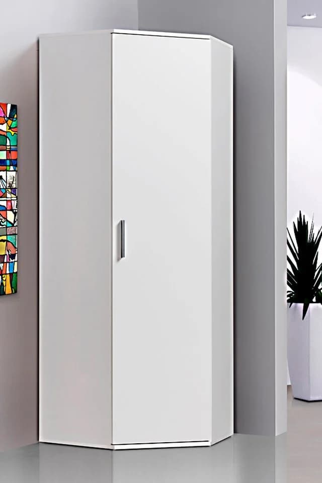 PROCONTOUR Eckschrank Clara Weiß Moderner Mehrzweckschrank