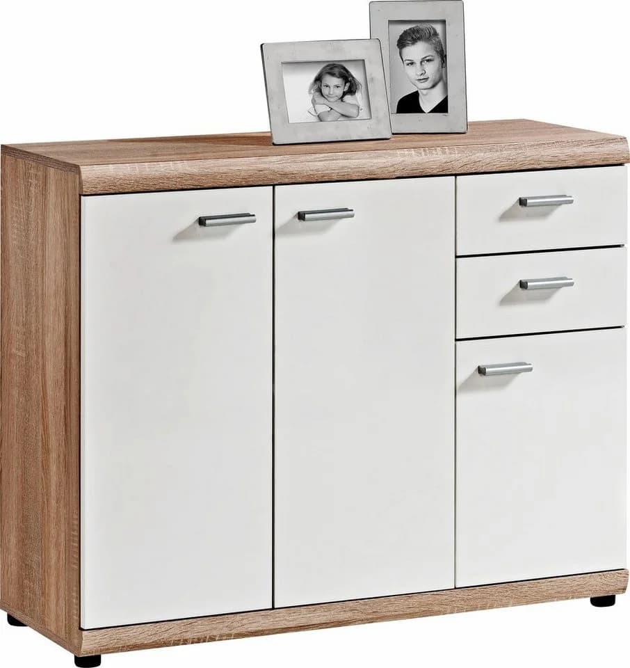 PROCONTOUR Sideboard Sun BESTSELLER Weiß Eichefarben Modern