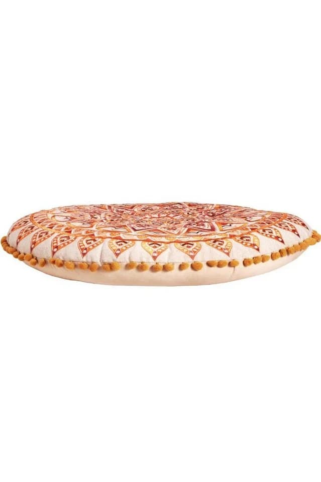 Marrakesch Orient & Mediterran Interior Bodenkissen Aziza Braun Orientalisch