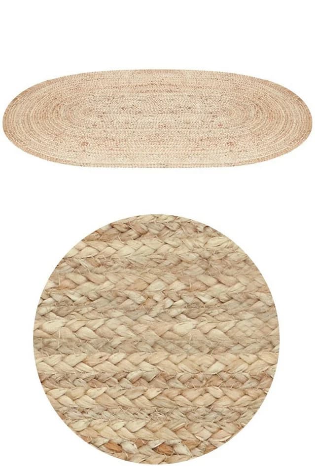 Marrakesch Orient & Mediterran Interior Jute Teppich Emma Beige Handarbeit