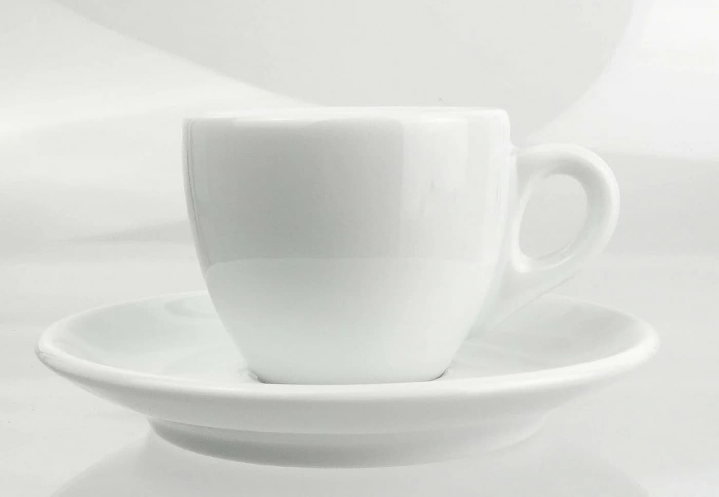 Ancap Espressotasse Verona extra dickwandig weiß 2-tlg.