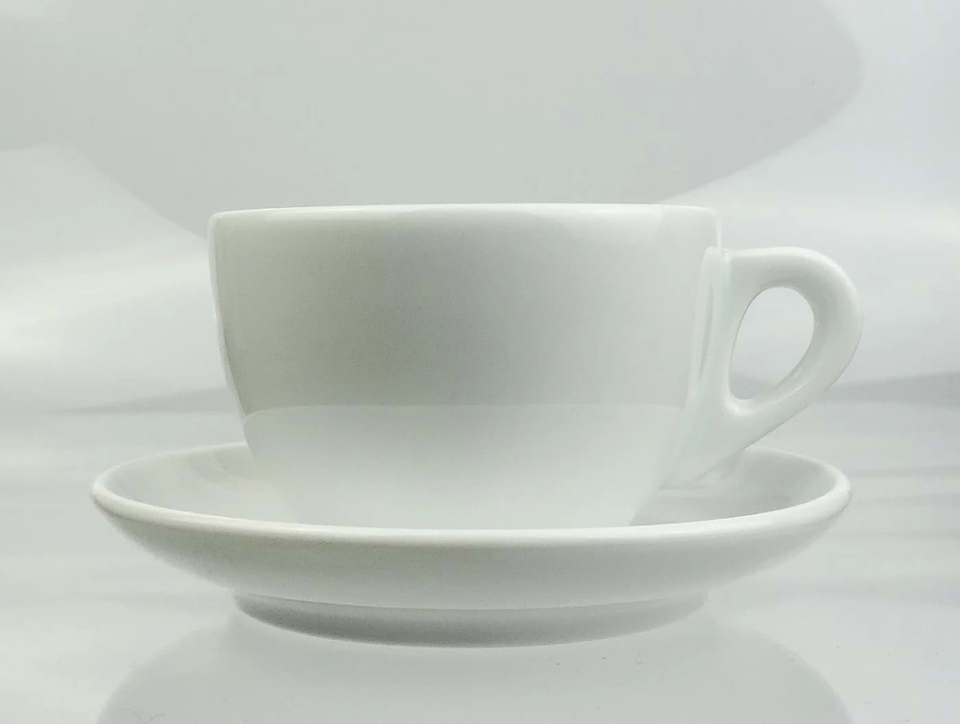 Ancap Cappuccinotasse Verona 2-tlg. Hartporzellan Weiß