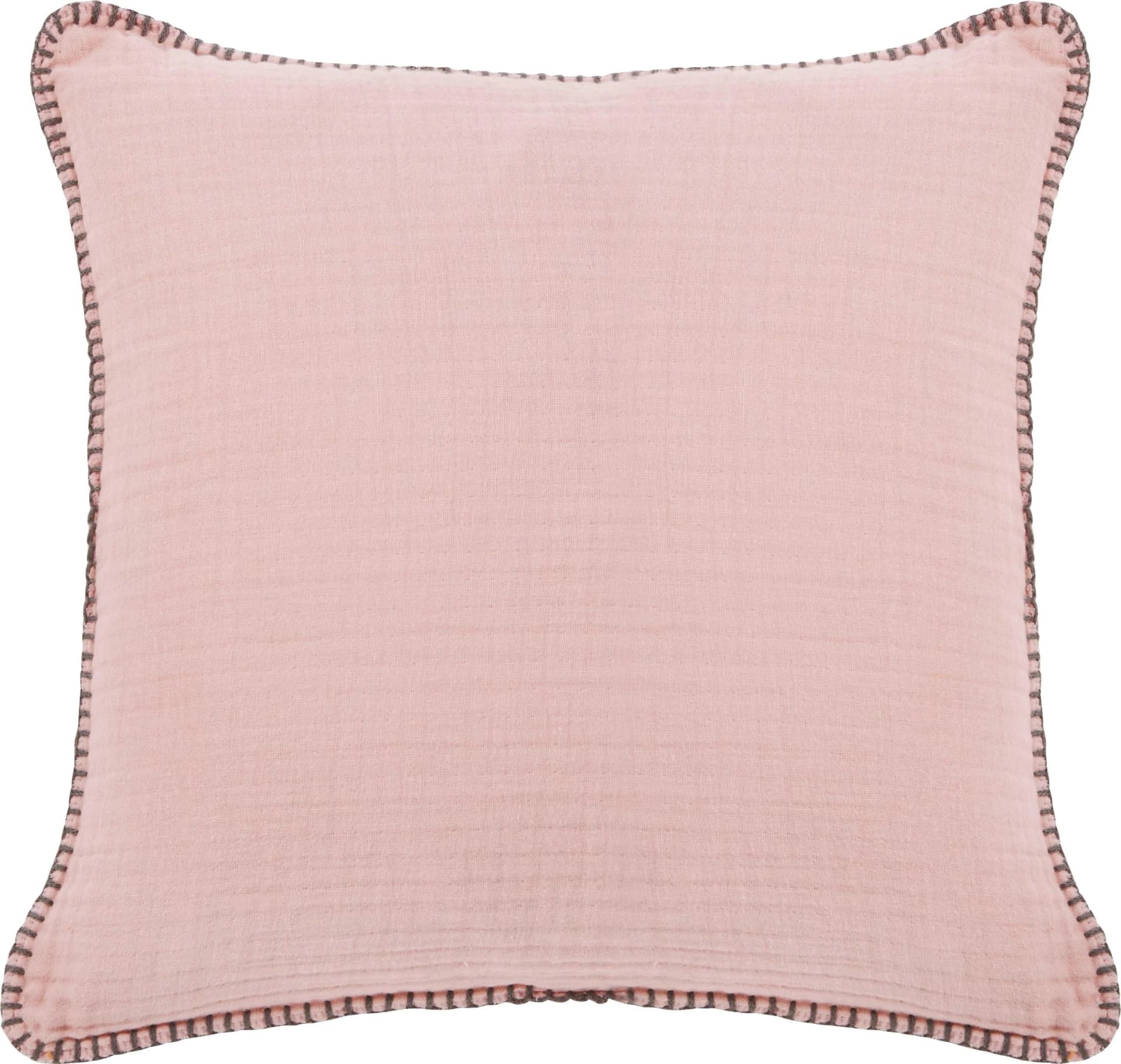 DONE. Dekokissen Nayla Beige Rosa 45x45cm Baumwolle