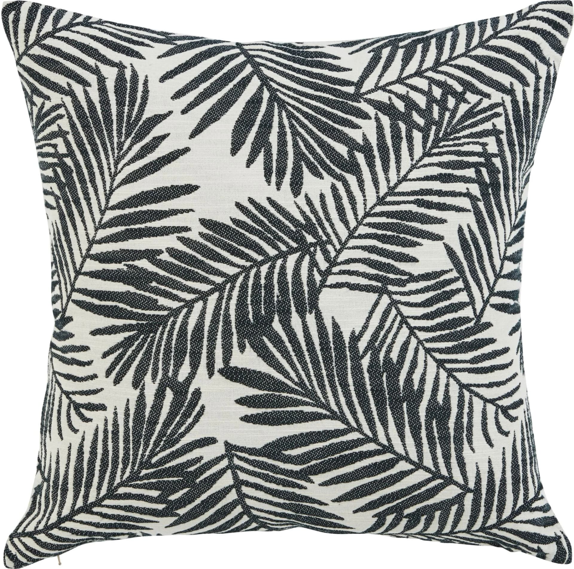 done. Kissenhülle Black Palm Baumwolle Jaquardgewebe