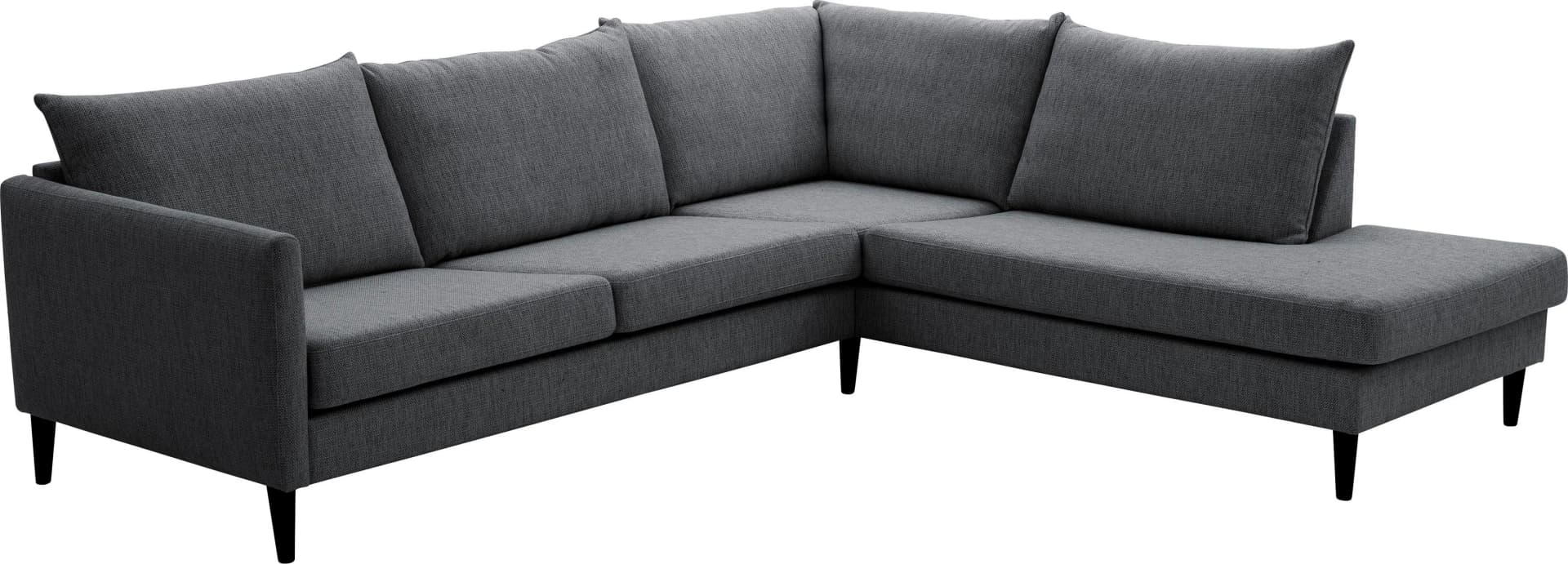 Ecksofa Atlantic Home Collection - Grau (Anthrazit)