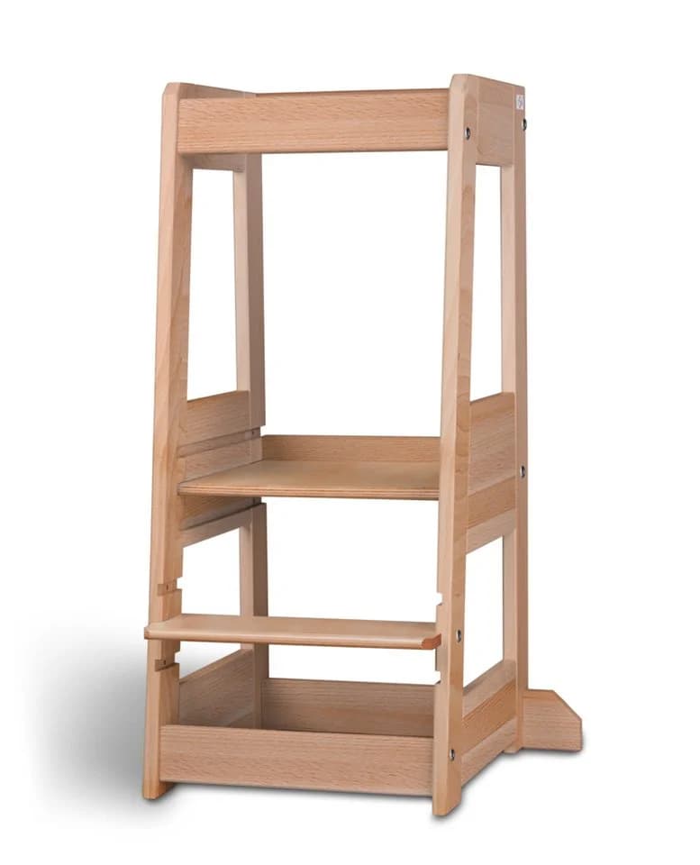 tiSsi® Hochstuhl Entdeckerturm FELIX mitwachsend Buche massiv