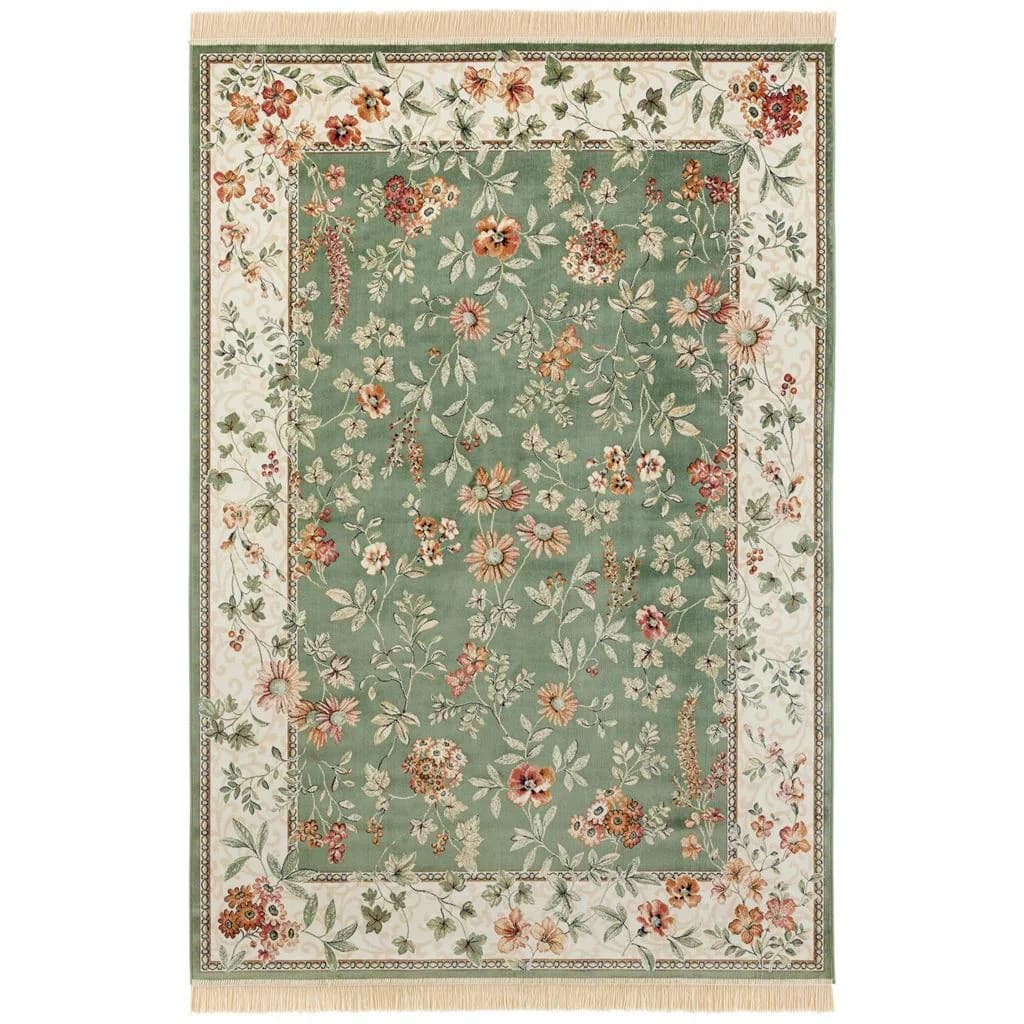 Hanse Home Vintage-Teppich Naveh Hellgrün Creme Orientalisch 160x230cm