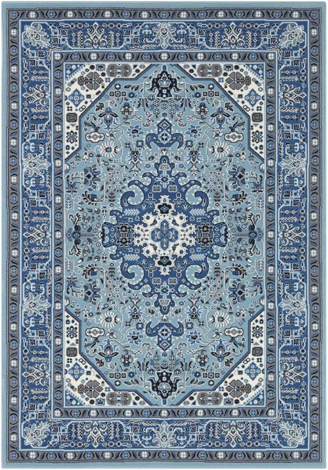HANSE HOME Teppich Skazar Isfahan Blau Vintage Orientalisch