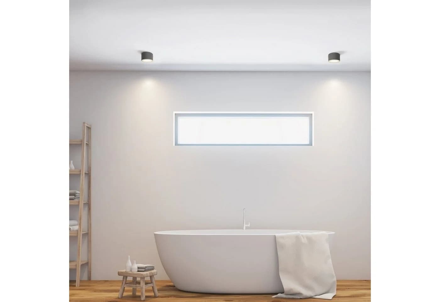 SSC-LUXon LED Außen-Deckenleuchte CELI-WX Anthrazit IP44