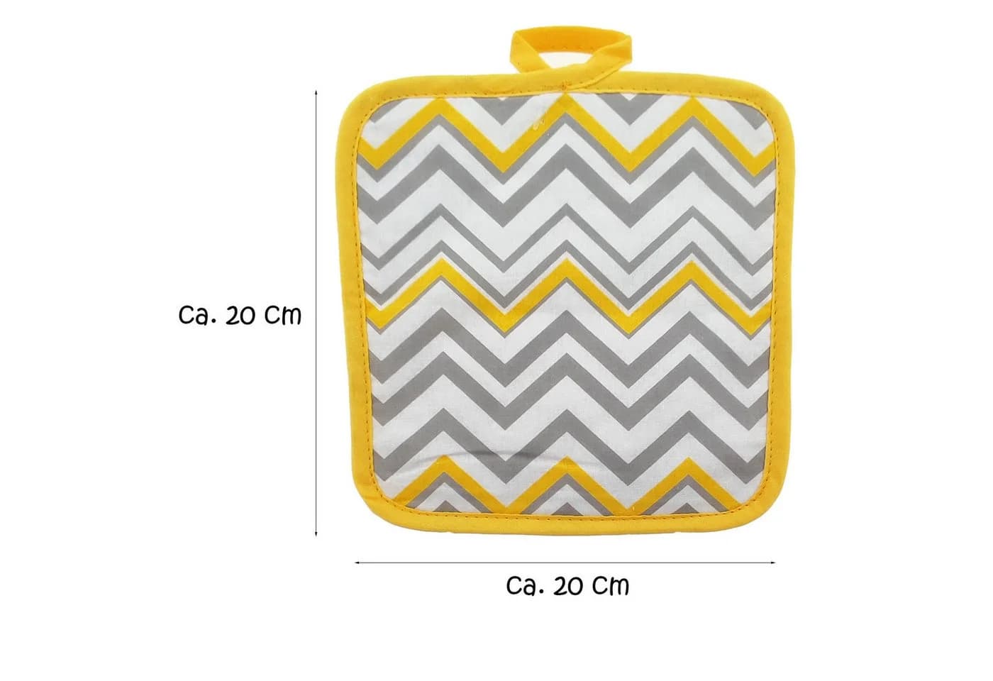 varivendo Topflappen 2er Set Gelb 100% Baumwolle