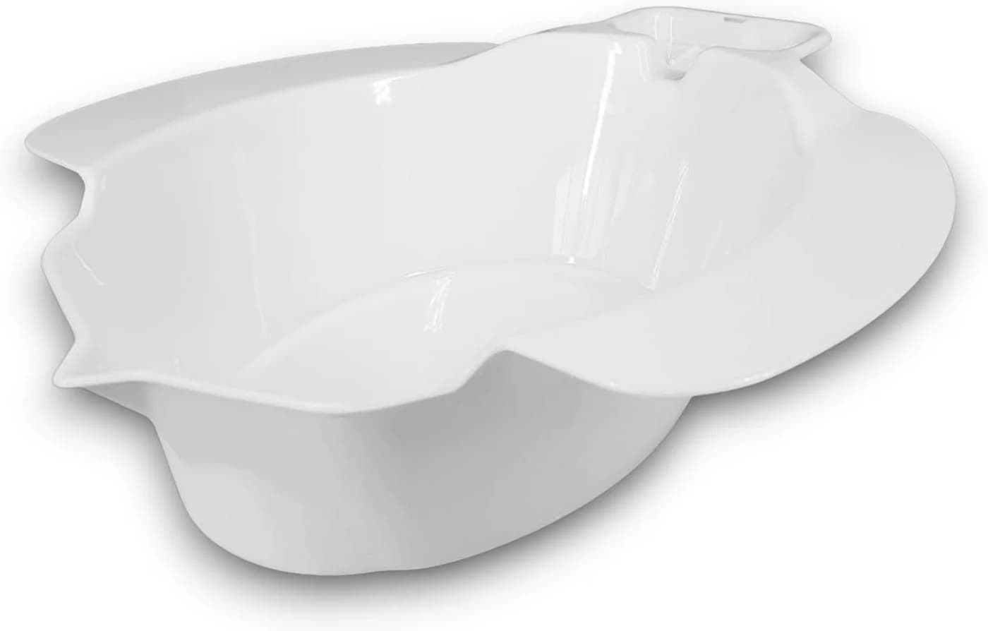 FabaCare Bidet-Einsatz Sitzbad mit Seifenablage, Universal, Weiss