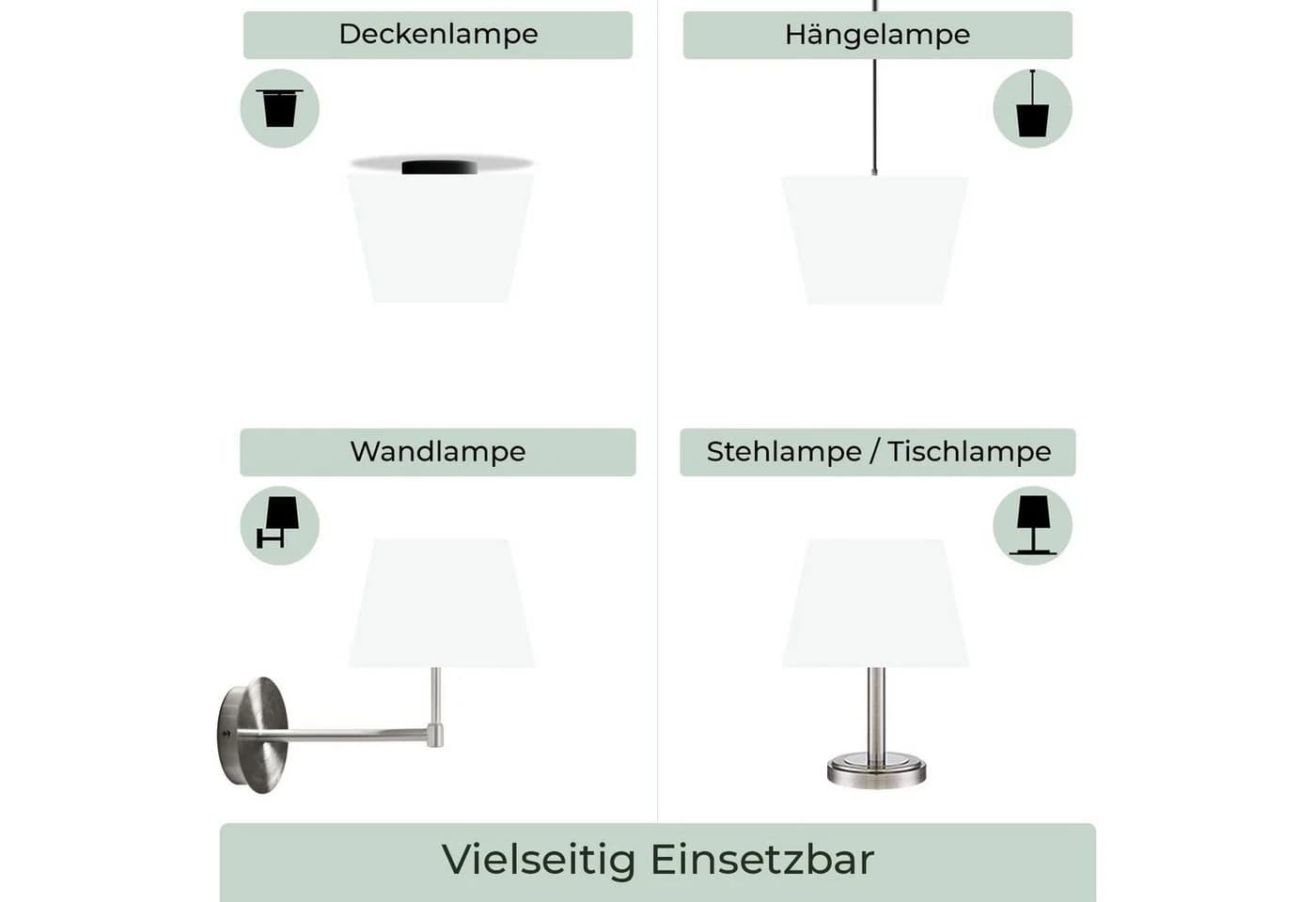 Wogati Premium Lampenschirm Trapez