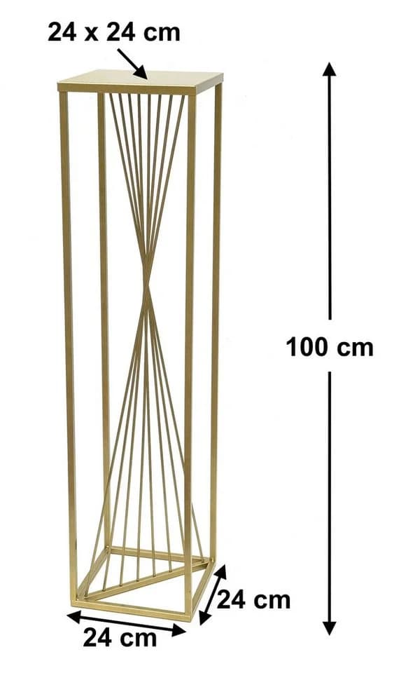 DanDiBo Blumenständer Metall Gold Modern