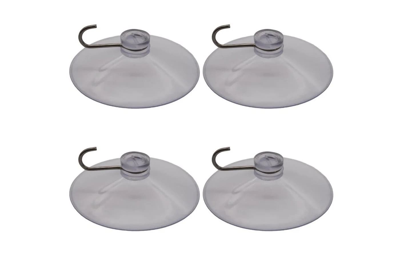 Osma Klebehaken Saugnapf Transparent Handtuchhalter PVC Metall