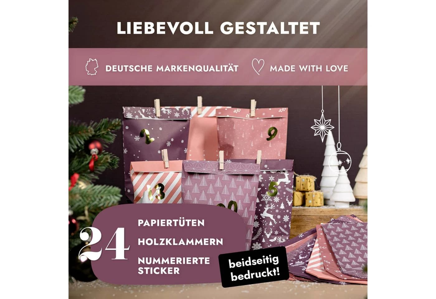 Amari befüllbarer Adventskalender