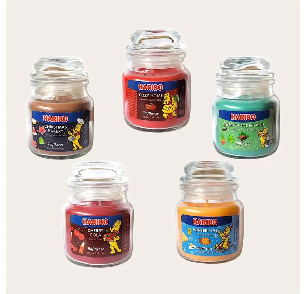 HARIBO Duftkerze All Year 85g Verschiedene Düfte