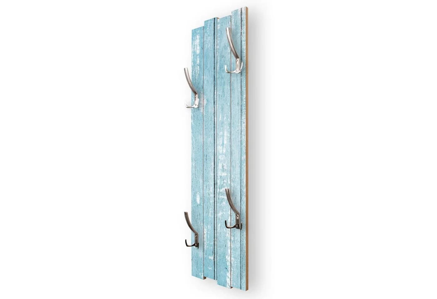 Kreative Feder Wandgarderobe Shabby-Chic 4 Haken