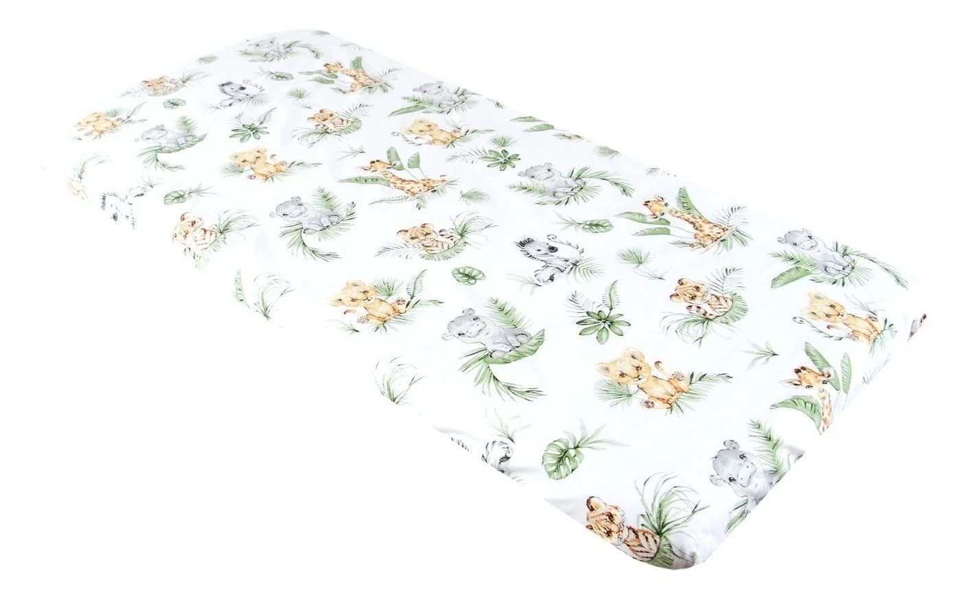 BabyLux Spannbettlaken 60x120 cm Baumwolle Africa_Tiere Motiv