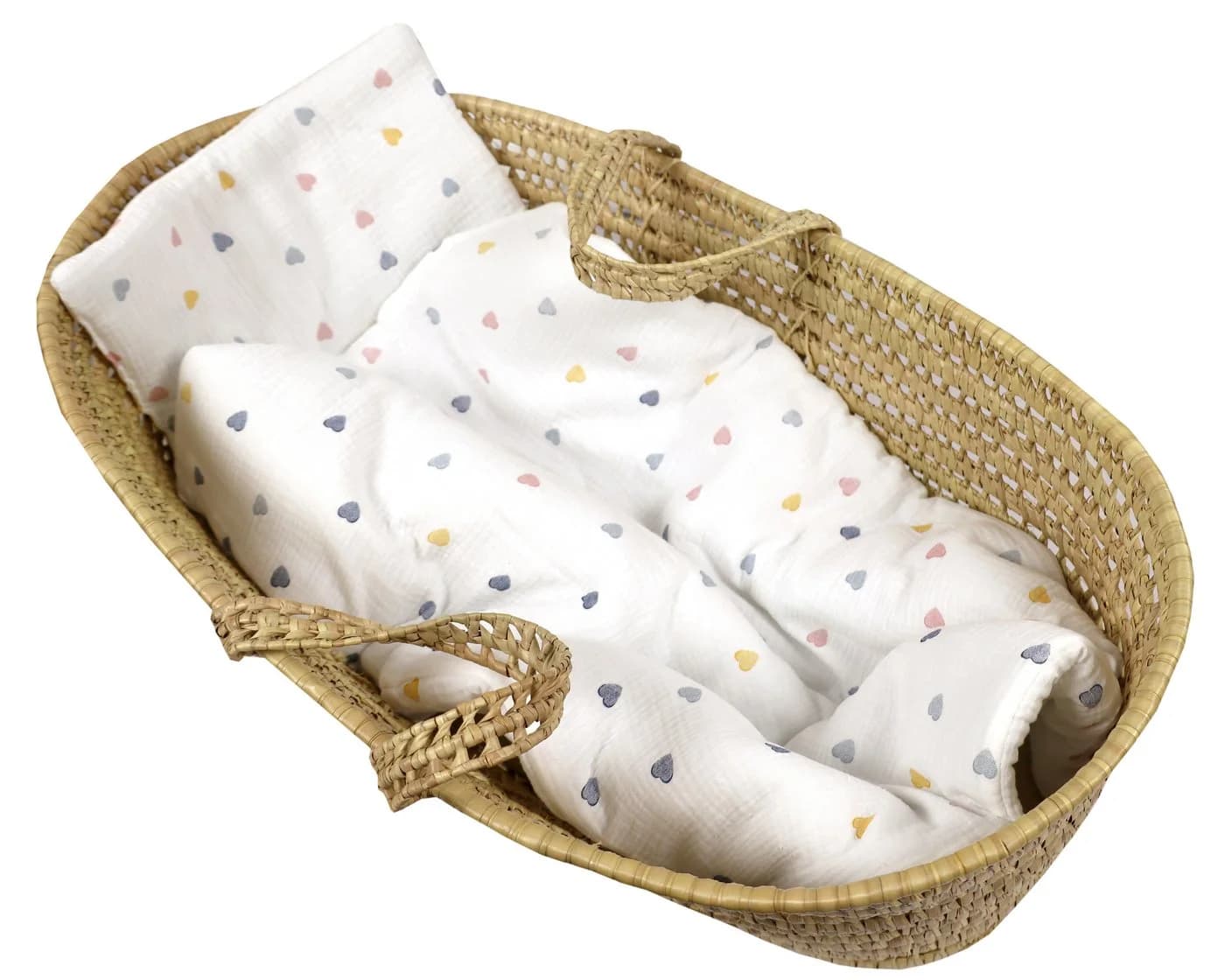 BabyLux Babydecke Musselin Kinderwagendecke Bunt