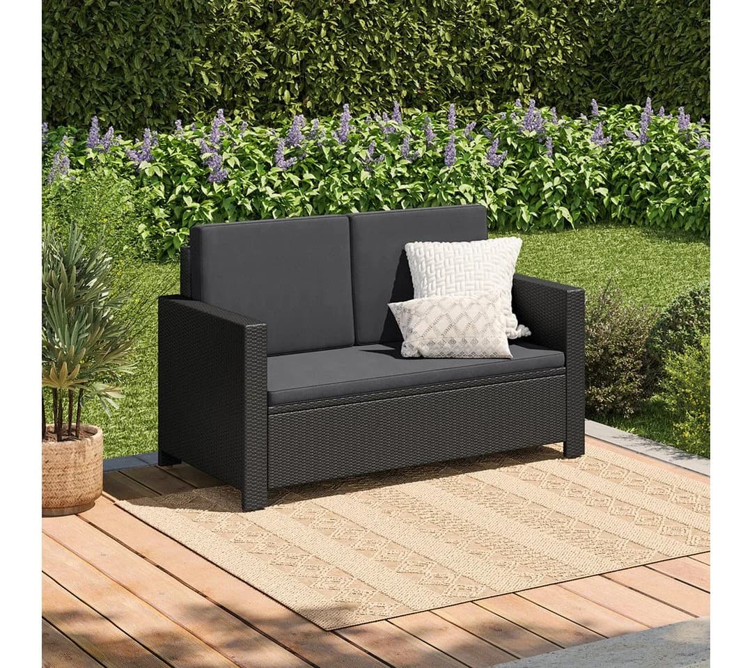 STEELSØN Elnath Lounge-Sofa Polyrattan