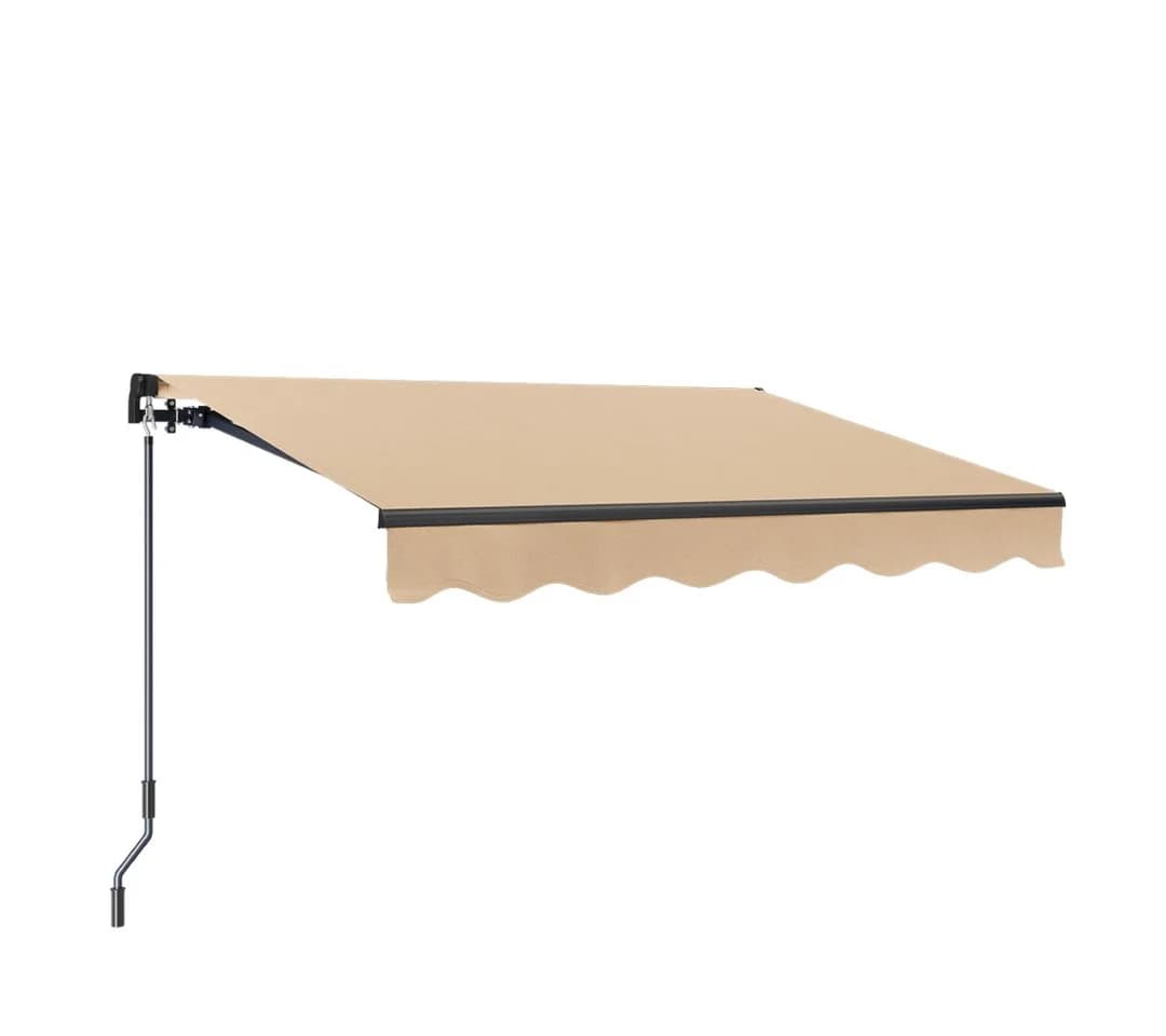 STEELSØN Gelenkarmmarkise Kestria Beige Aluminium-Kassette Kurbel