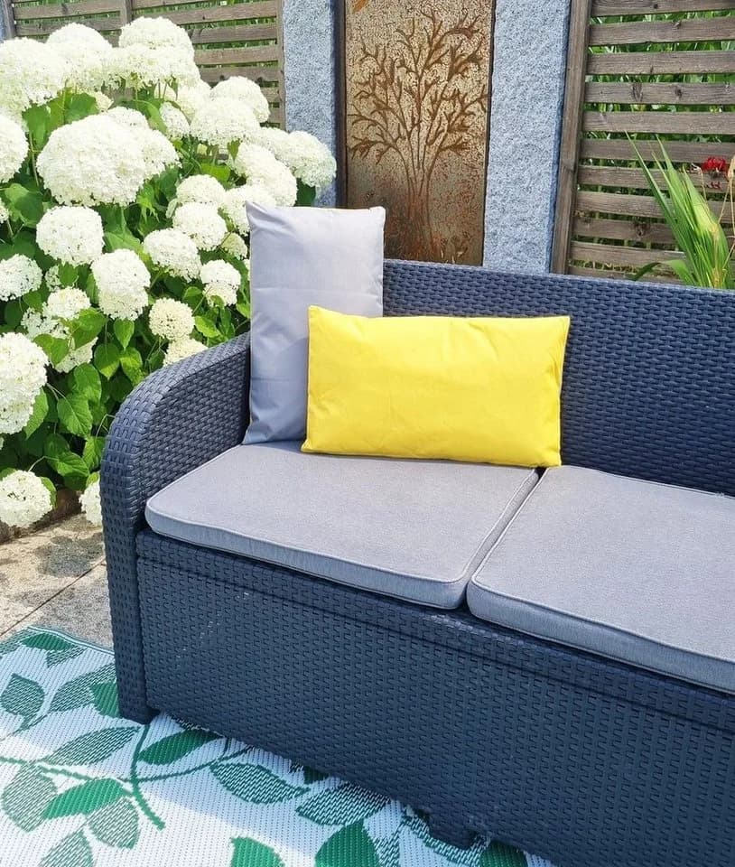 JACK Dekokissen 2-farbiges Wende Outdoor Kissen 30x50cm