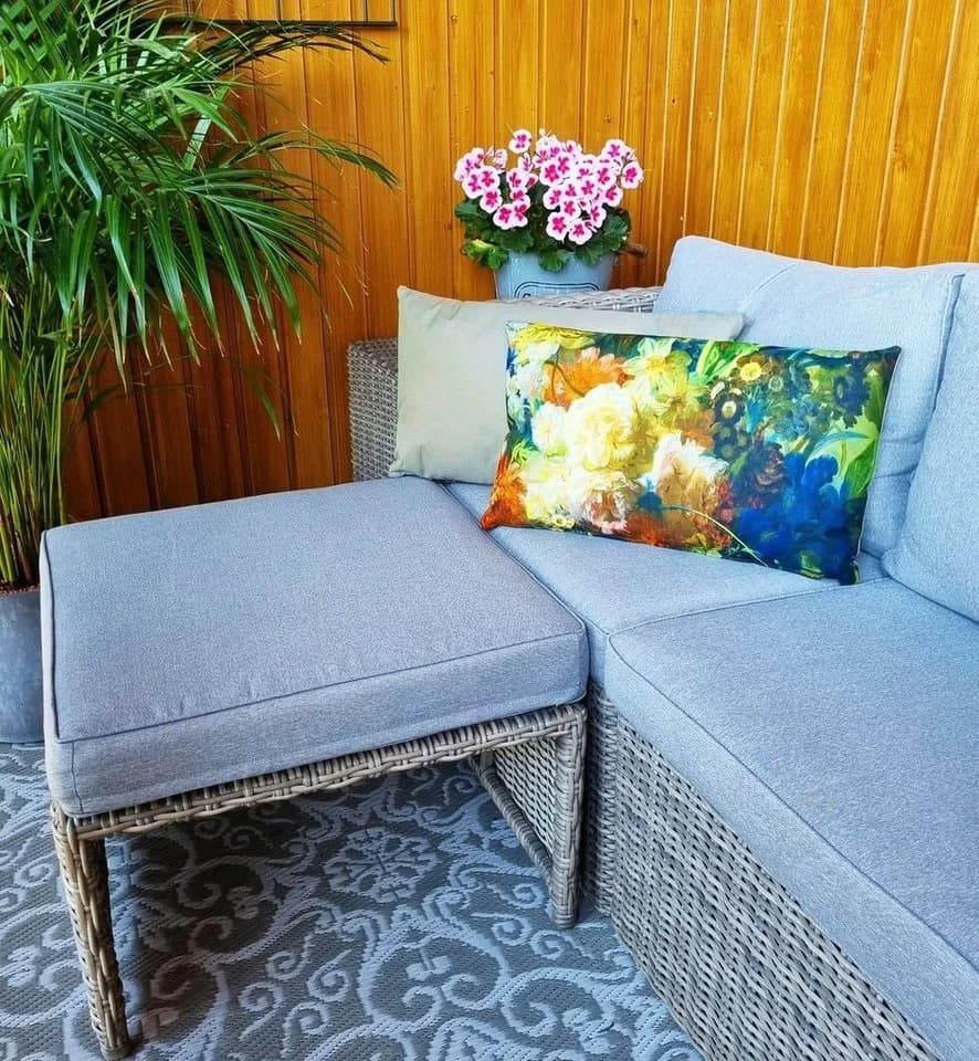 JACK Dekokissen Outdoor Lounge 30x50cm Bunt Motiv
