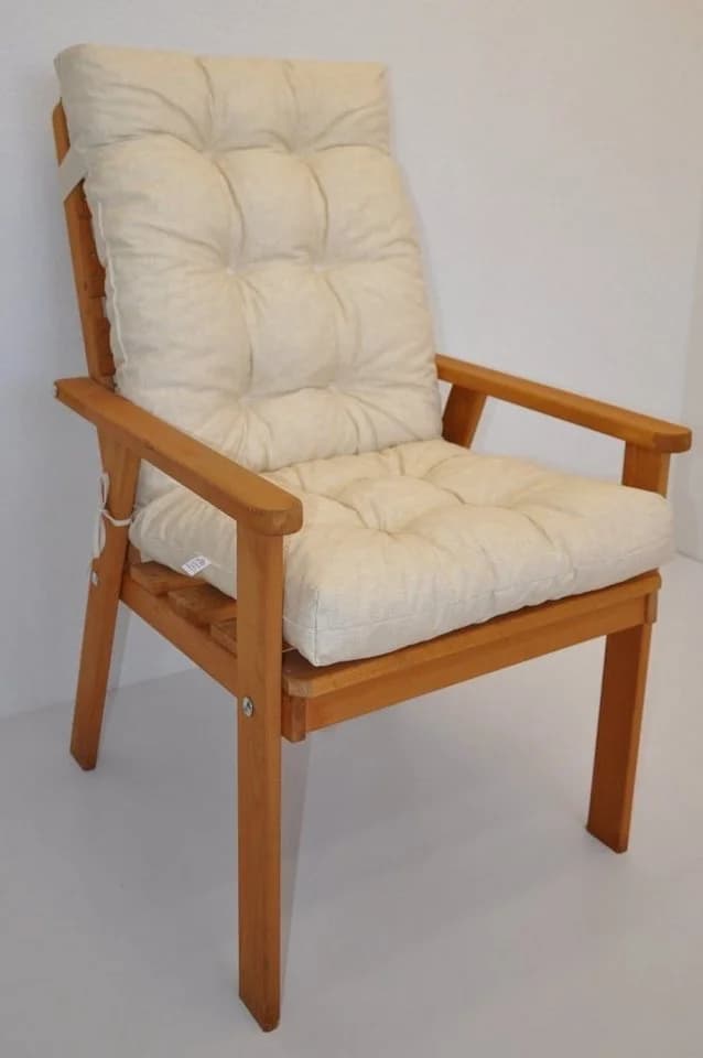 Rattani Hochlehnerauflage Polster beige 115x50 cm