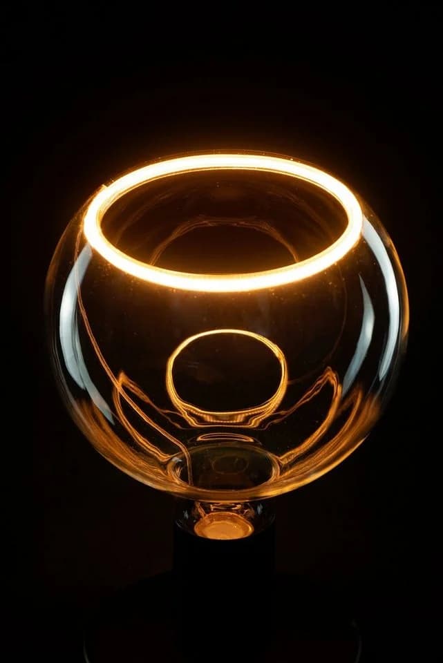 SEGULA Floating Globe G150 E27 6W grau Glas offen