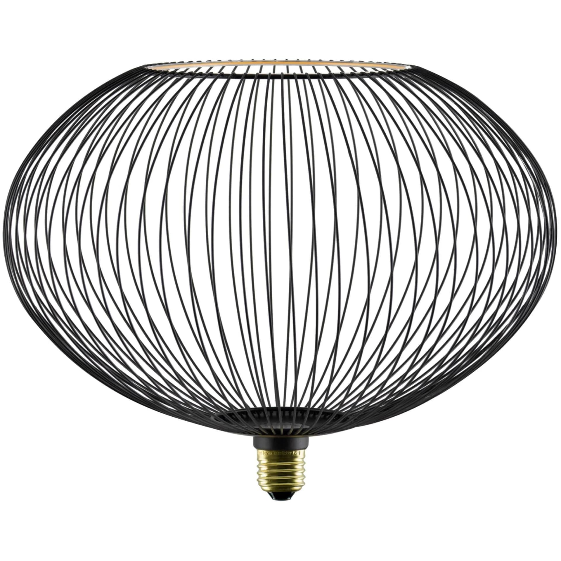 SEGULA LED Floating Filo Oval300 E27 6W 2.200K Dimmbar Schwarz