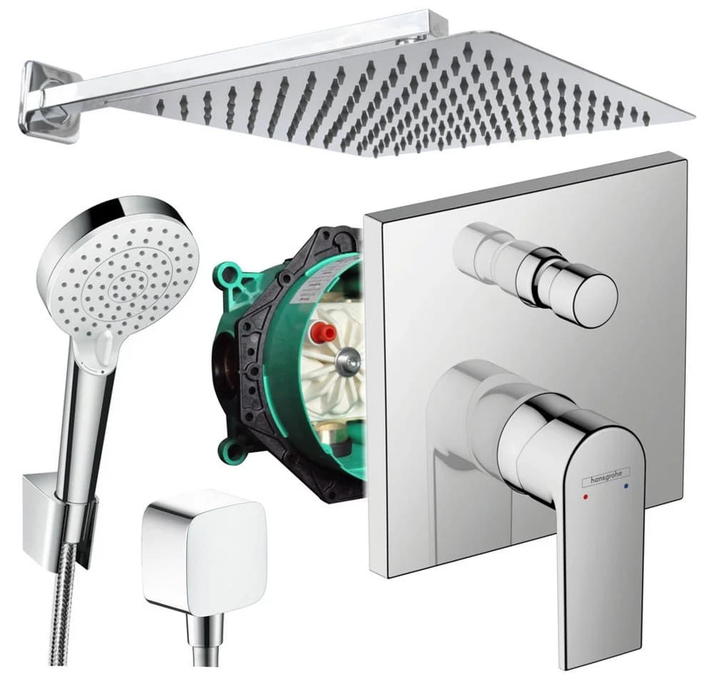 Hansgrohe Vernis Shape Duschsystem Unterputz Set