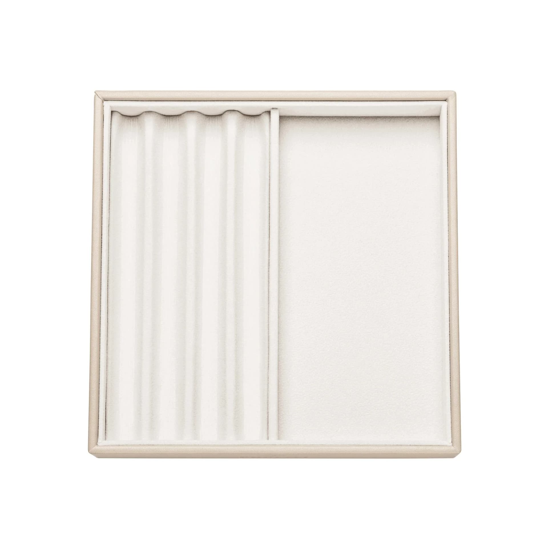 PURELEI Schmucktablett Beige Kunstleder Kettenaufbewahrung