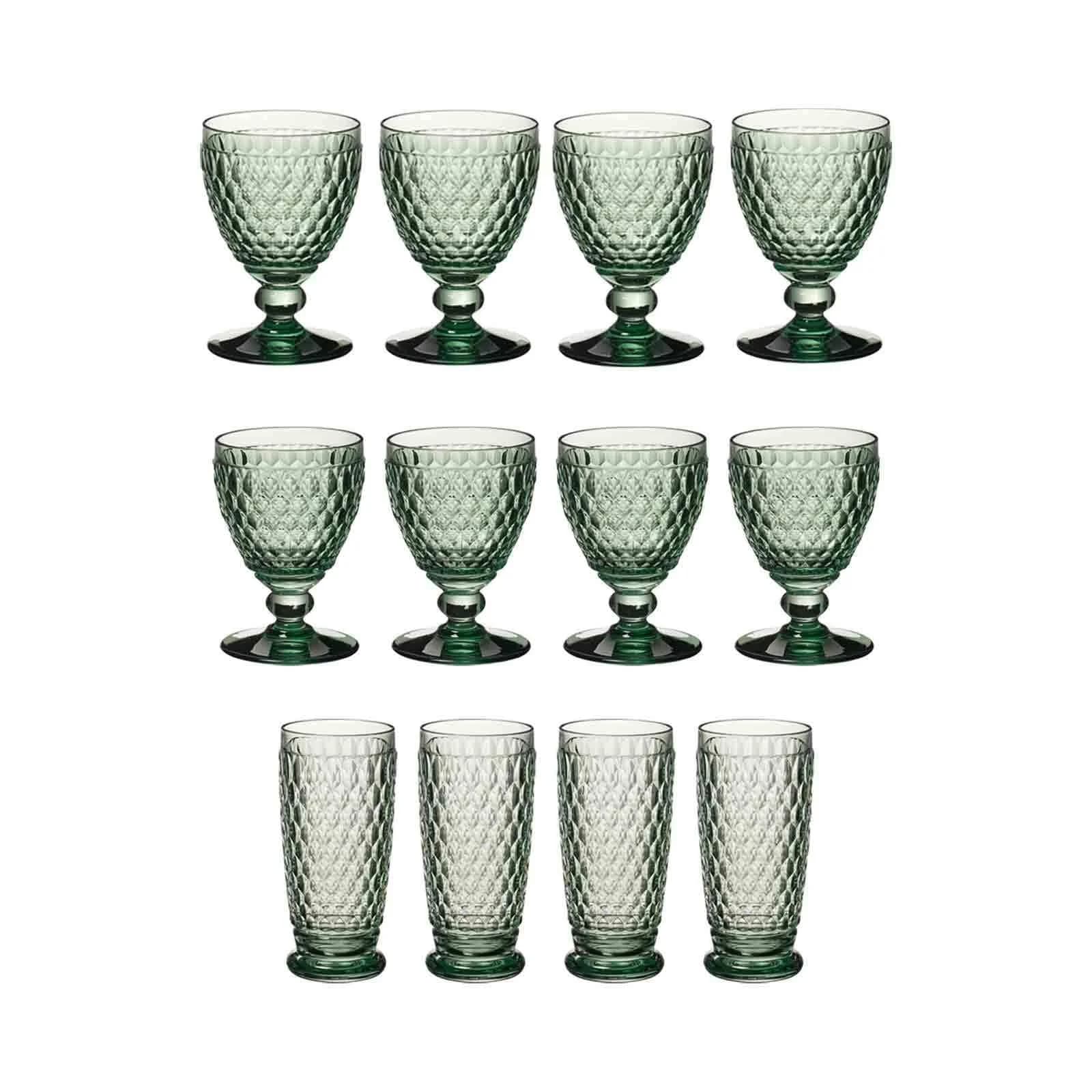 Villeroy & Boch Boston Coloured 12er Glas-Set Grün