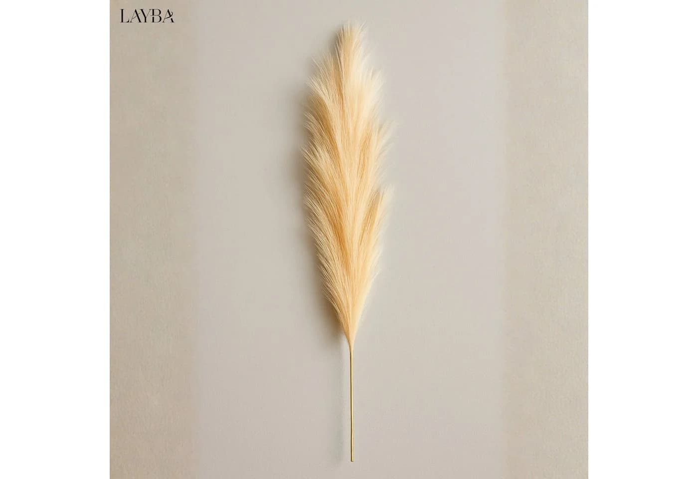 Layba Künstliches Pampasgras 3er Set Beige Creme 100 cm