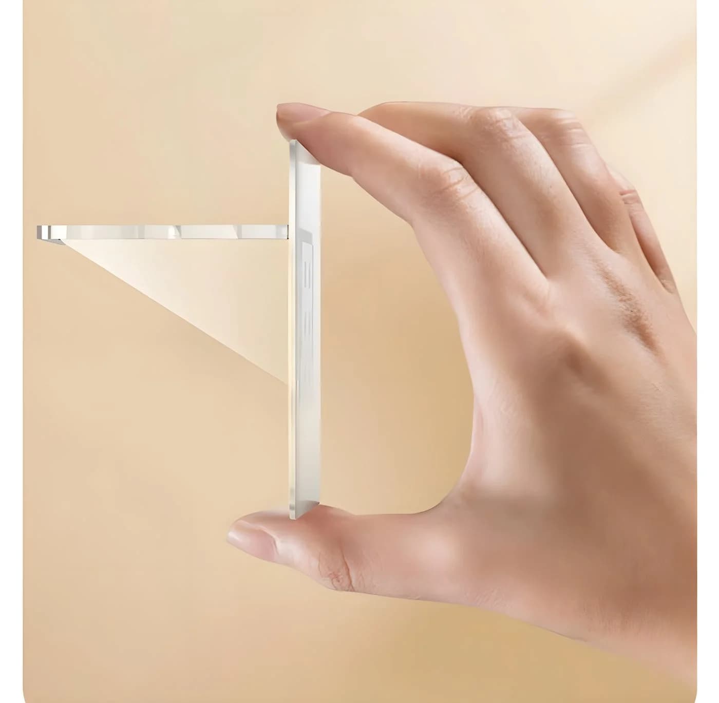 TECBULL Klebehaken Schrankbodenträger selbstklebend transparent 24-Stück