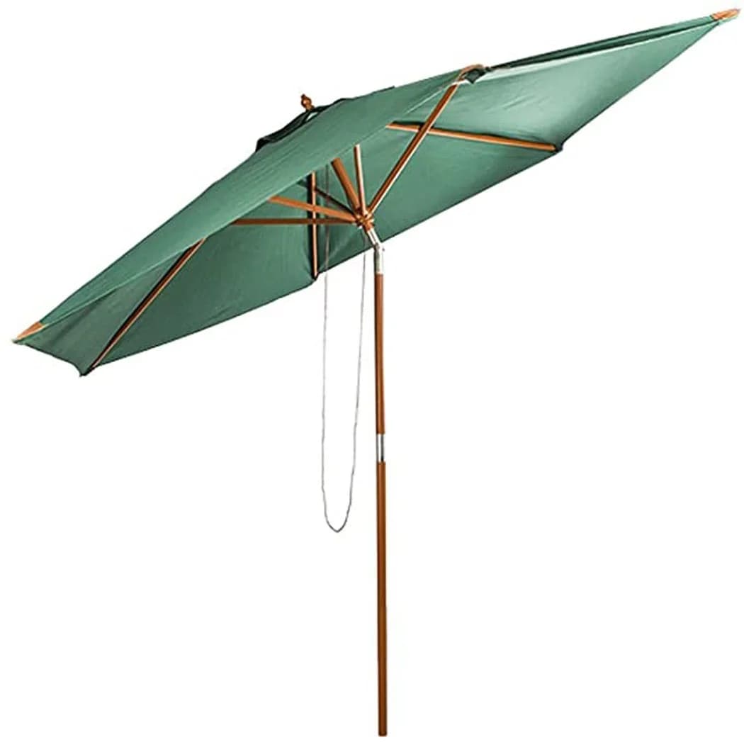 habeig Sonnenschirm 300 cm Grün UV 50+ Marktschirm